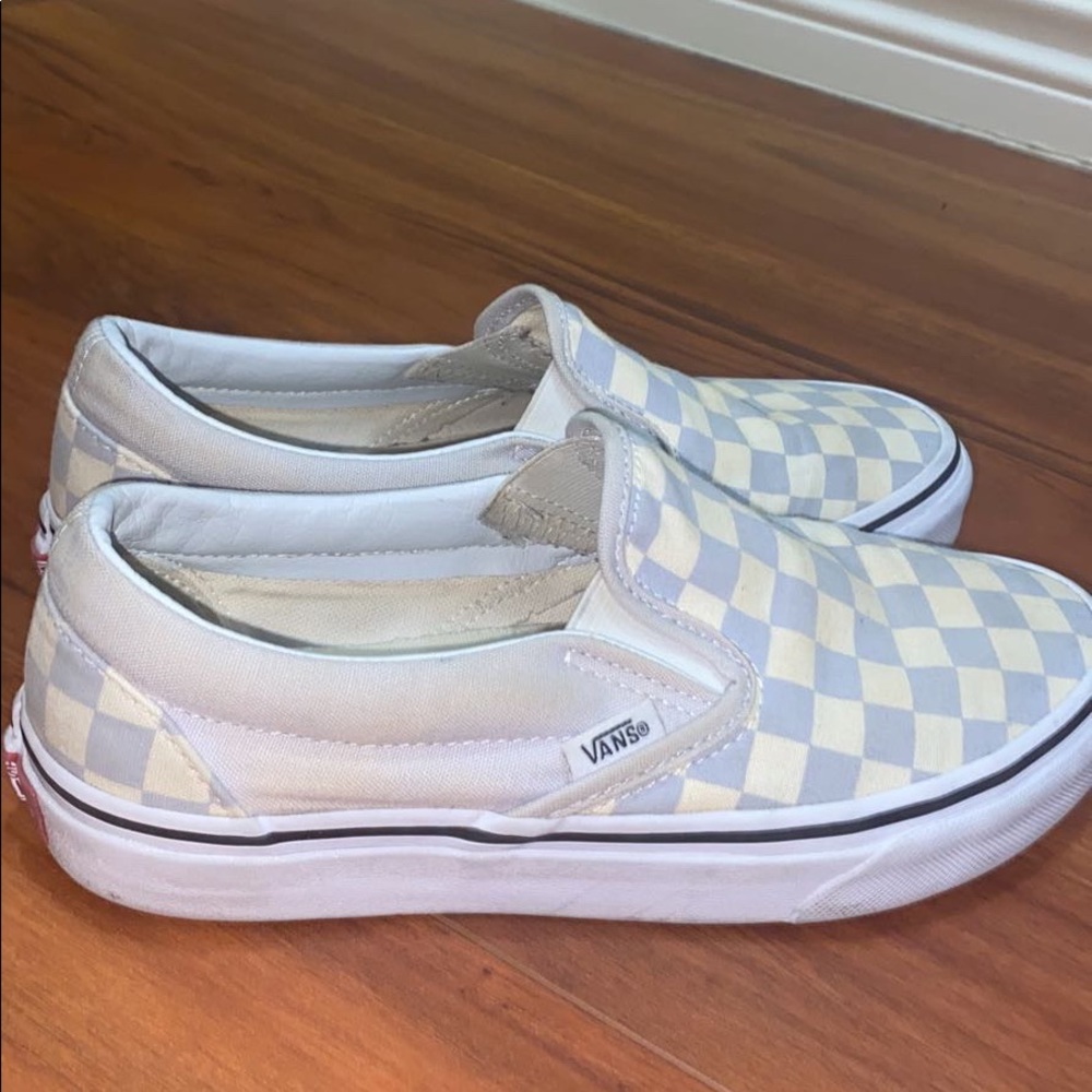 Checkerboard Slip On Vans Women’s 6.5